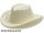 Lego figura Headgear Hat, Cowboy, White