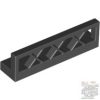 Lego Fence 1 x 4 x 1 Lattice, Black