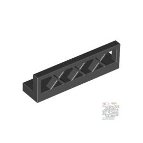 Lego Fence 1 x 4 x 1 Lattice, Black
