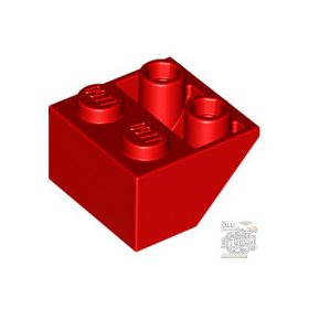 Lego Slope, Inverted 45 2 x 2 with Flat Bottom Pin, Red