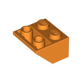 Lego ROOF TILE 2X2/45° INV., Bright orange