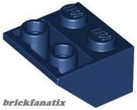 Lego ROOF TILE 2X2/45 INV., Dark blue