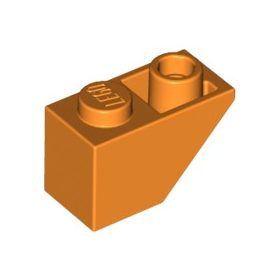 Lego ROOF TILE 1X2 INV., Bright orange