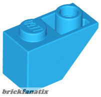 Lego ROOF TILE 1X2 INV., Dark azur