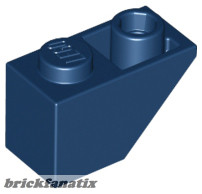 Lego Roof Tile 1X2 Inv., Dark blue