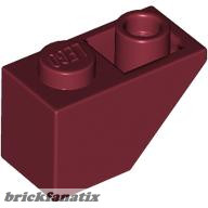 Lego ROOF TILE 1X2 INV., Dark red