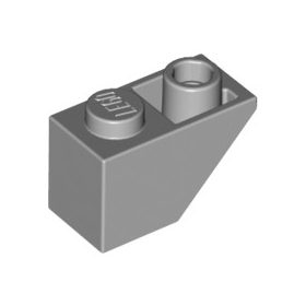 Lego ROOF TILE 1X2 INV., Light grey