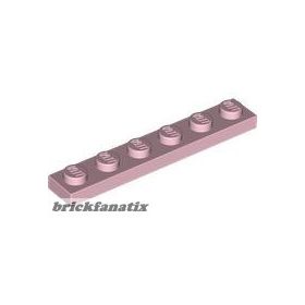 Lego Plate 1 X 6, Bright pink