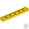 Lego Plate 1 x 6, Yellow