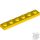 Lego Plate 1 x 6, Yellow