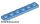 Lego Plate 1 X 6, Medium blue