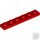 Lego Plate 1 X 6, Red