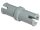 Lego Technic Pin without Friction Ridges Lengthwise, Light grey