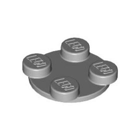 Lego Turntable 2 x 2 Plate, Top, Light bluish gray