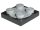 Lego TURN PLATE 2X2, Black + Light grey
