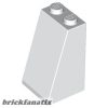 Lego Slope 75 2 x 2 x 3 - Solid Studs, White