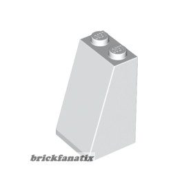 Lego Slope 75 2 x 2 x 3 - Solid Studs, White