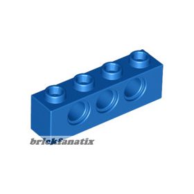 Lego TECHNIC BRICK 1X4, Ø4.9, Blue
