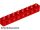 Lego TECHNIC BRICK 1X8, Ø4.9, Red