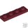 Lego Plate 1 X 4, Dark red