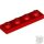 Lego Plate 1 X 4, Red