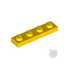 Lego Plate 1 x 4, Yellow