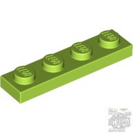 Lego PLATE 1X4, Bright yellowish green