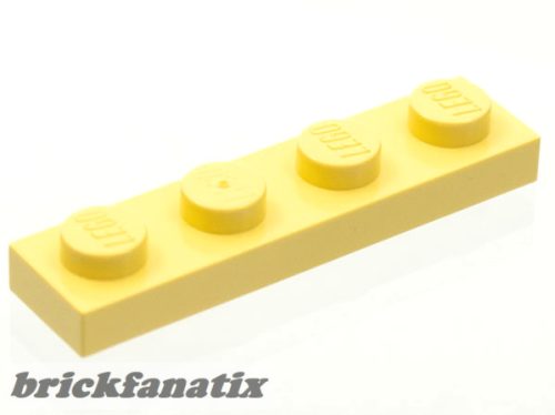 Lego Plate 1x4, Cool yellow