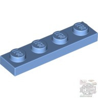 Lego PLATE 1X4, Medium blue