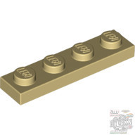 Lego Plate 1x4, Tan