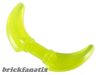 Lego Minifigure, Weapon Hook with Double Blades, Trans-Neon green