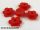 Lego Plant Flower Small, 4 on Sprue, Bright red