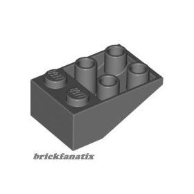 Lego ROOF TILE 2X3/25° INV., Dark grey
