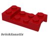Lego Vehicle, Mudguard 2 x 4 with Arch Studded, Red