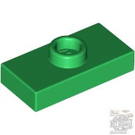 Lego Plate 1X2 W. 1 Knob, Green