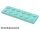Lego Plate 2 X 6, Aqua