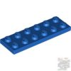 Lego Plate 2 x 6, Blue