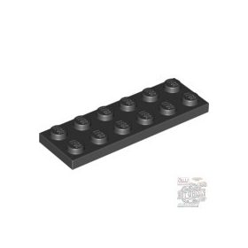 Lego Plate 2 X 6, Black