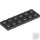 Lego Plate 2 X 6, Black