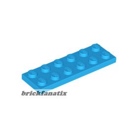 Lego Plate 2 x 6, Dark azure