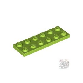 Lego Plate 2 X 6, Lime
