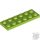 Lego Plate 2 X 6, Lime