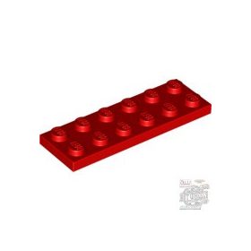 Lego Plate 2 X 6, Red