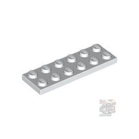 Lego Plate 2 X 6, White