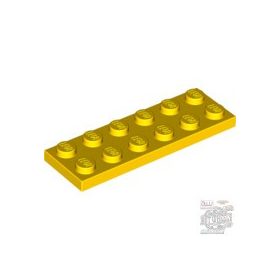 Lego Plate 2 X 6, Yellow