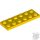 Lego Plate 2 X 6, Yellow