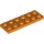 Lego PLATE 2x6, Bright orange