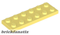 Lego Plate 2X6, Cool yellow