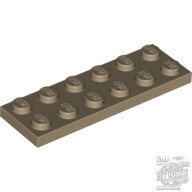 Lego Plate 2X6, Dark tan