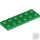 Lego Plate 2X6, Green